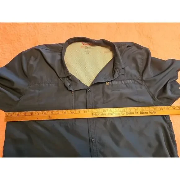 The American Outdoorsman Shirt Men Large Indian River Fishing Vented Rip Stop - Picture 7 of 8